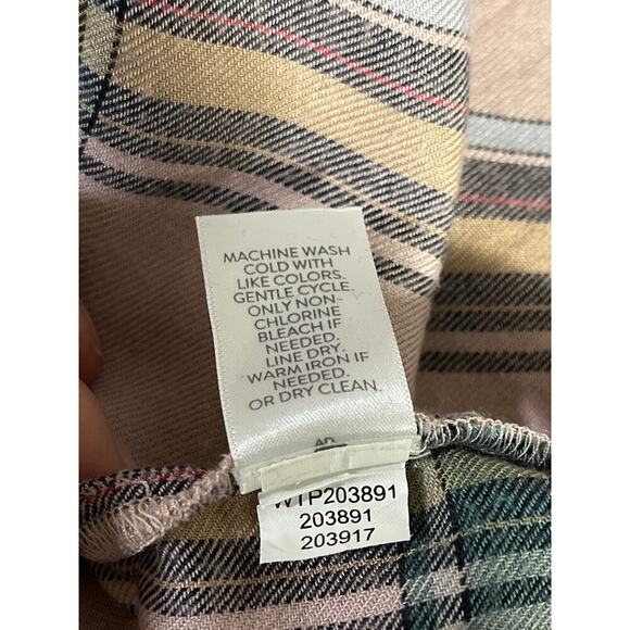 J.Jill Womens Pink Gray Palid Long Sleeve Button Down Shirt Size Medium - Picture 6 of 8